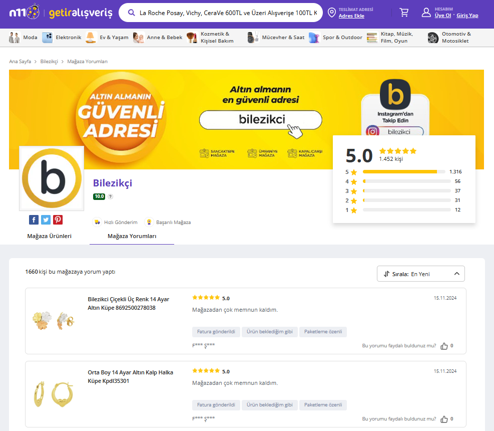 N11'de Bilezikci.com