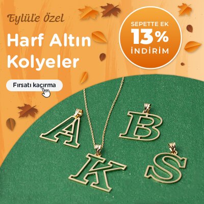 harf altın kolye modelleri ve fiyatları