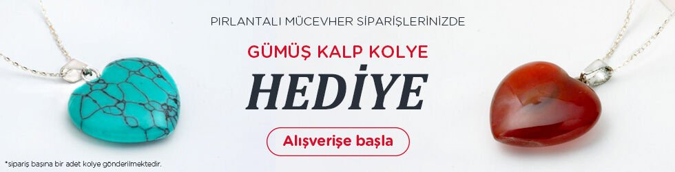 gümüş kalp kolye